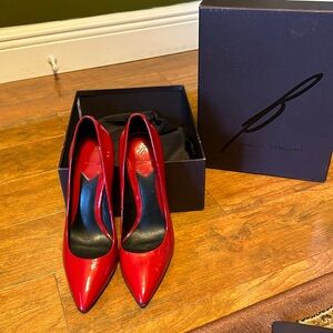 Brian Atwood red shoes